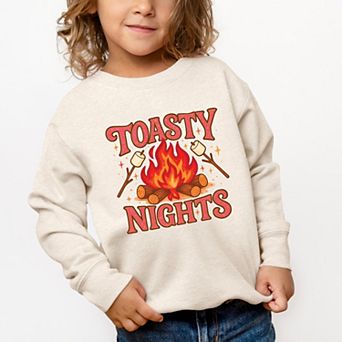 Toasty Nights Marshmallow - Toddler Graphic Sweatshirt