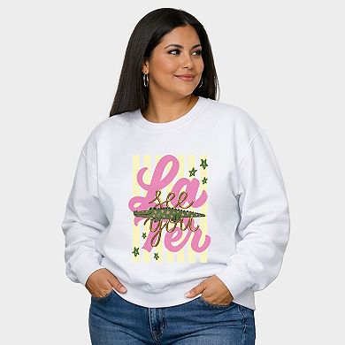See You Later Alligator - Women's Plus Sized Graphic Sweatshirt