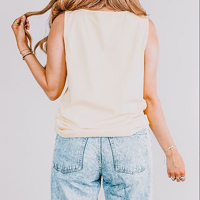 Coquette Baseball Chart - Women's Garment Dyed Graphic Tank Top