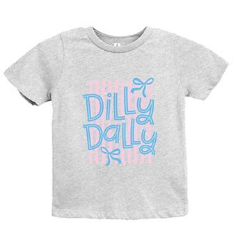 Dilly Dally Stripes - Youth Short Sleeve Graphic T-Shirt