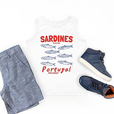 Sardines Portugal Fish Market - Youth Tank Top