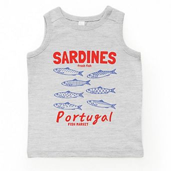 Sardines Portugal Fish Market - Youth Tank Top