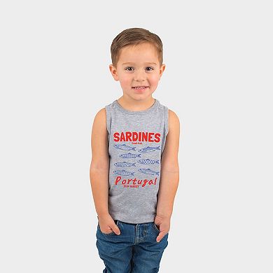 Sardines Portugal Fish Market - Toddler Graphic Tank