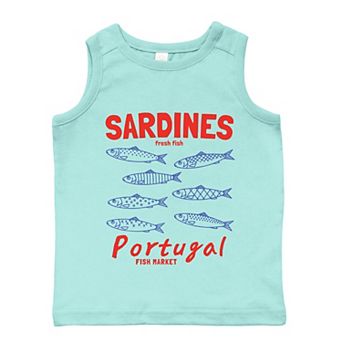 Sardines Portugal Fish Market - Toddler Graphic Tank
