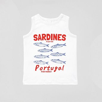 Sardines Portugal Fish Market - Toddler Graphic Tank