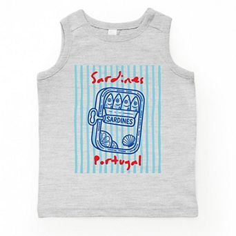 Sardines Portugal Stripes - Toddler Graphic Tank
