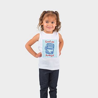 Sardines Portugal Stripes - Toddler Graphic Tank