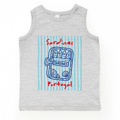 Sardines Portugal Stripes - Youth Tank Top