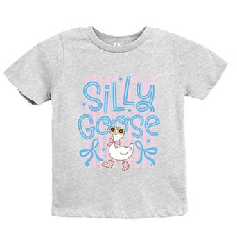 Silly Goose Stripes - Youth Short Sleeve Graphic T-Shirt