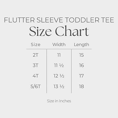 Dilly Dally Checkered - Girl's Flutter Sleeve Graphic T-Shirt