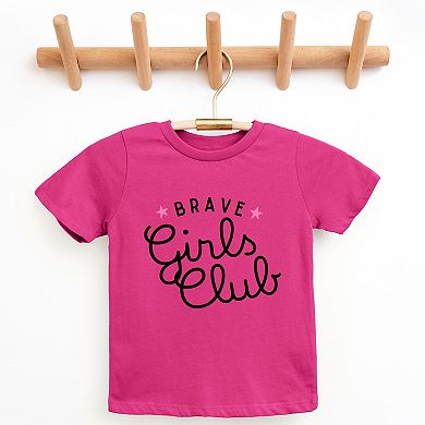 Brave Girls Club Cursive - Youth Short Sleeve Graphic T-Shirt