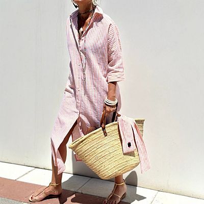 ladies striped shirt dress Ladyful for Womens Casual Long Sleeve Elegant Maxi Dress Blue at Amazon Women's Clothing store Style this mini design with sandals to complete the look. Women's Striped Collared Shirt Midi