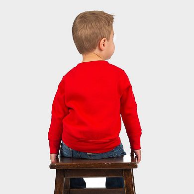Brave Boys Club Cursive - Toddler Long Sleeve Graphic Tee