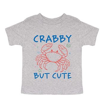 Crabby But Cute - Toddler Short Sleeve Graphic T-Shirt