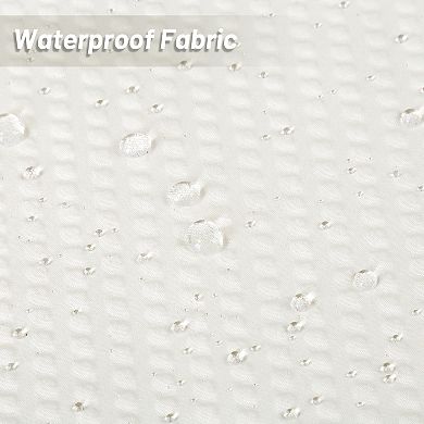 Waterproof Soft Microfiber Fabric Shower Curtain or Liner for Bathroom