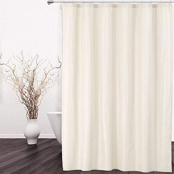 Waterproof Fabric Shower Curtain or Liner with Magnets for Bathroom