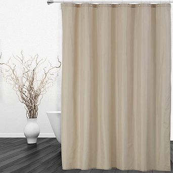 Waterproof Fabric Shower Curtain or Liner with Magnets for Bathroom