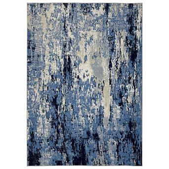 Fashionwu Modern Abstract Indoor Rug Carpet for Living Room Non Slip Washable Mats Home Decor