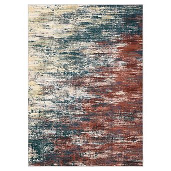 Fashionwu Modern Artistic Abstract Rug Home Decor Soft Washable Non Slip Carpet for Living Room