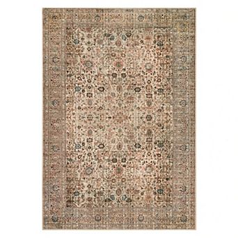 Vintage Floral Boho Area Rugs, Washable Runner Rug Carpet for Living Room Bedroom Nursery Hallway