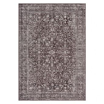 Vintage Floral Boho Area Rugs, Washable Runner Rug Carpet for Living Room Bedroom Nursery Hallway
