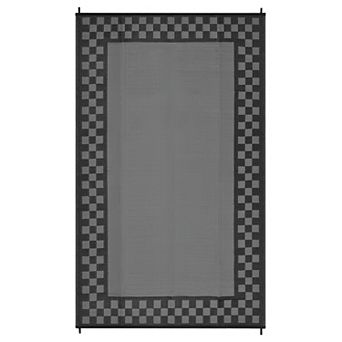 Outdoor Waterproof Rug Reversible Modern Geometric Neutral Outdoor Patio Rug