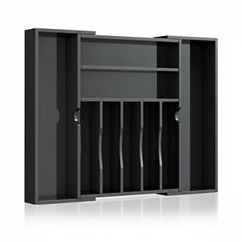 Expandable Adjustable Kitchen Drawer Organizer Multipurpose 9 Compartments