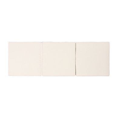 Lounge Cushion (2PCS) Cream Waterproof Chaise Cushions with Ties