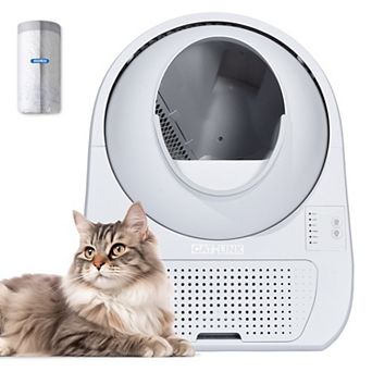 CATLINK Multi-Cat Self-Cleaning Litter Box: High Capacity & Double Odor Control (Young Model)