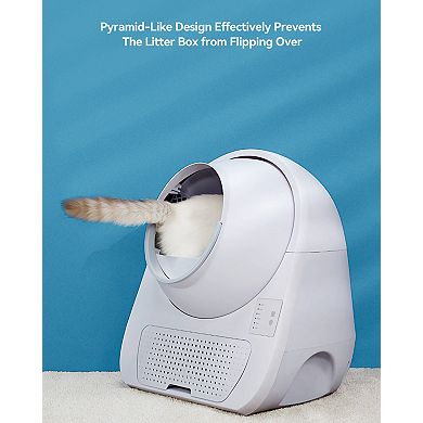 CATLINK Multi-Cat Self-Cleaning Litter Box: High Capacity & Double Odor Control (Young Model)