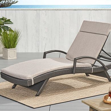 Outdoor Chaise Lounge Cushion (2PCS) Water-Resistant Replacement Cushions