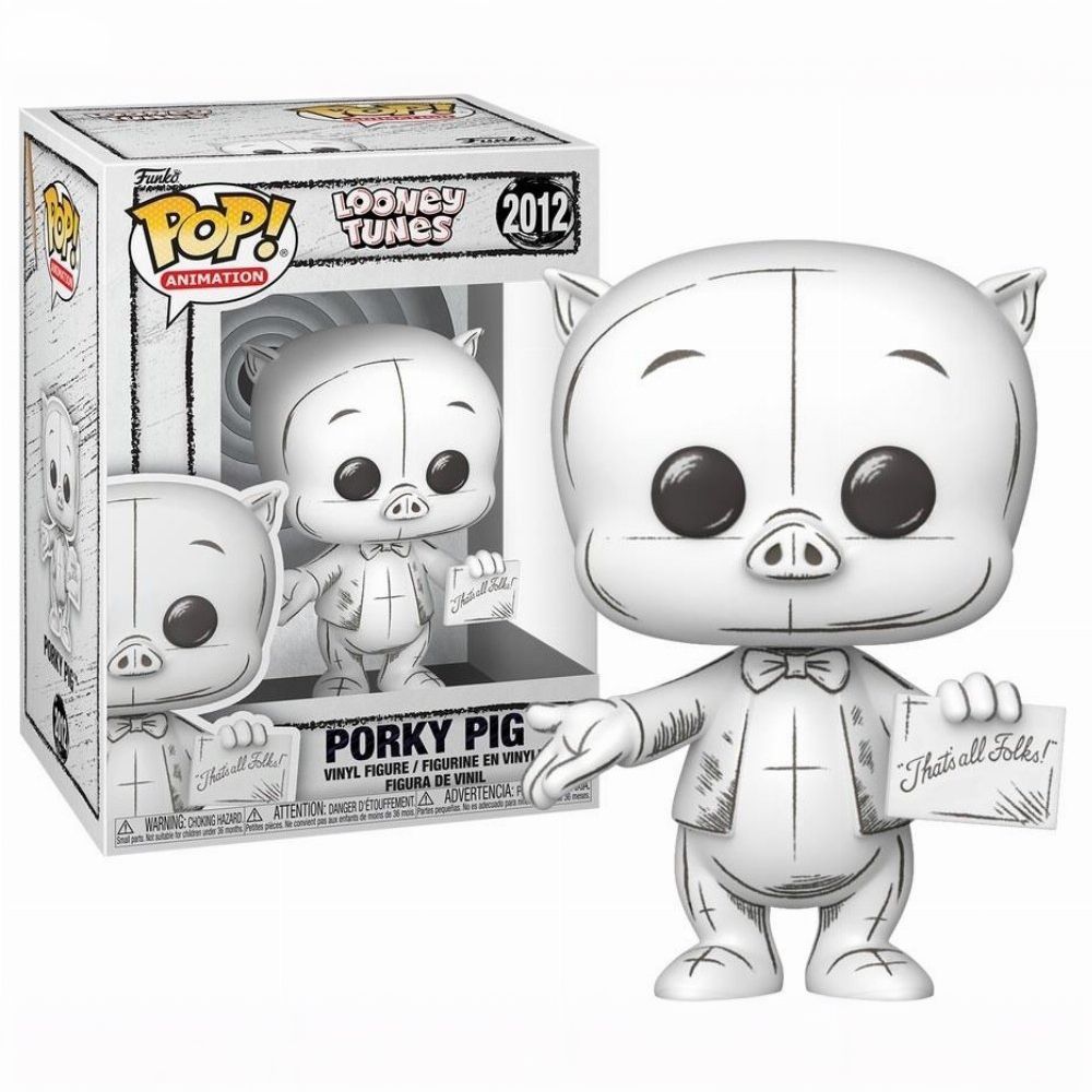 Детские фигурки Funko Pop! Funko Pop! Looney Tunes Sketch: Porky Pig #2012