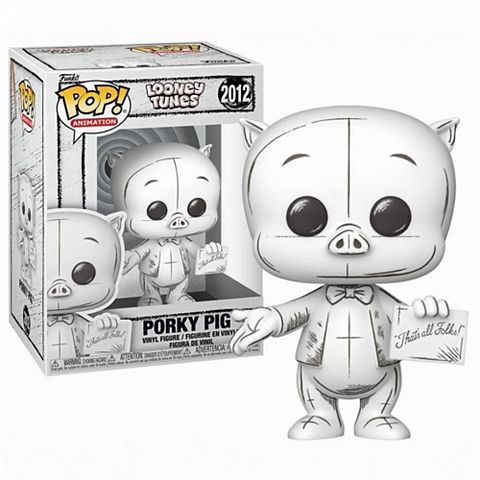 Детские фигурки Funko Pop! Looney Tunes Sketch: Porky Pig #2012