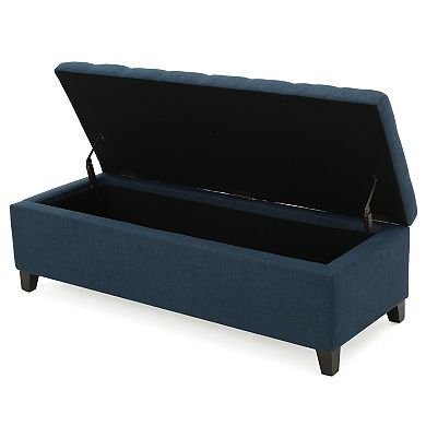 Trikiousd Upholstered Storage Ottoman Bench with Flip Top Seat