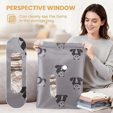 12 Vacuum Storage Bags for Clothing Bedding with Electric Pump Tear-Proof Space Saver