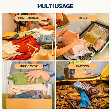 Vacuum Storage Bags 20 Pack Space Saver with Hand Pump for Travel Clothing Bedding