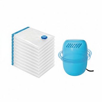 Vacuum Storage Bags Electric Pump 10 Large Space Saver For Clothes Comforters Blankets Bedding