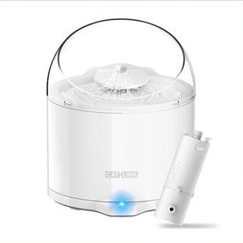 CATLINK Pure 2 Cat Water Fountain: 2.6L Wireless Pump, Ultrafiltration & Smart App Monitoring