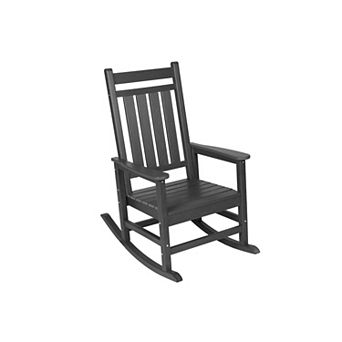 Trikiousd Outdoor All Weather Rocking Chair