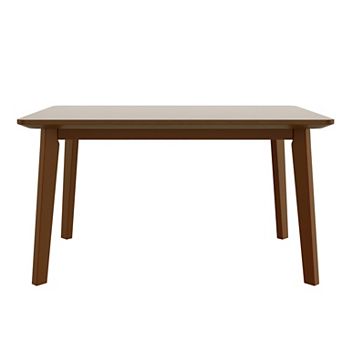 Trikiousd Rustic Farmhouse Solid Wood Dining Table for Kitchen and Dining Room
