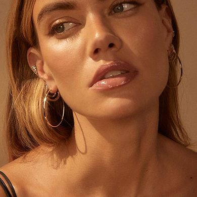 Multi Pair Hoop Earrings Set