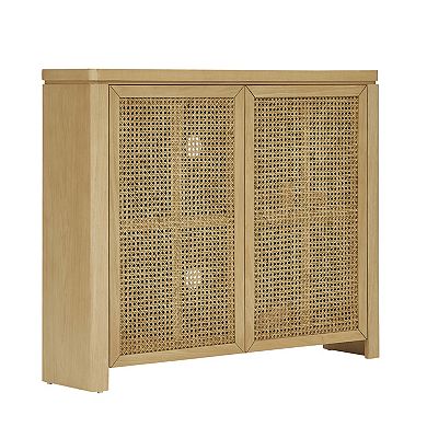 Trikiousd Rattan Sideboard Buffet Cabinet Storage Cabinet