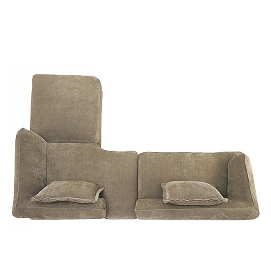 Trikiousd 122" L-Shaped Sectional Sofa with Chaise Lounge, Deep Seating