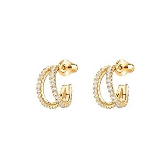 Multi Hoop Huggie Earrings