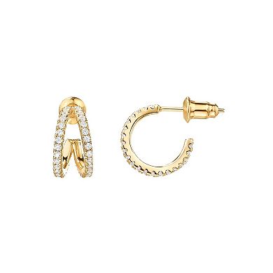 Multi Hoop Huggie Earrings