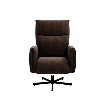 Trikiousd Power Swivel Recliner Chair Electric Velvet Recliner with USB Type-C Charging 360° Swivel
