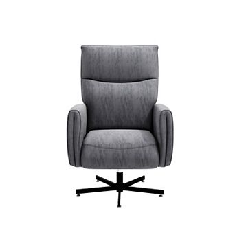 Trikiousd Power Swivel Recliner Chair Electric Velvet Recliner with USB Type-C Charging 360° Swivel