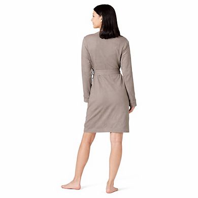 Women Casual Cotton Waffle Robe