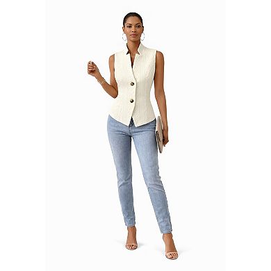 Women Minimal Knit Vest