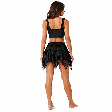Women's Lace Skirt Asymmetrical Style